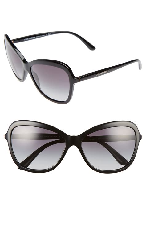 dolce gabbana damen sonnebrille buttefly|Dolce&Gabbana 59mm Butterfly Sunglasses .